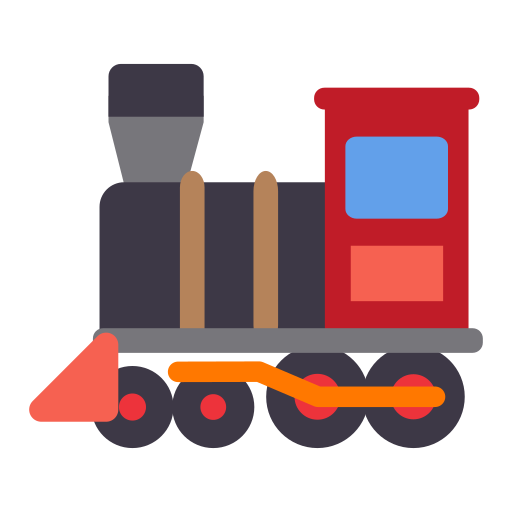 ChooChoo icon. A simple train, based on the unicode emoji